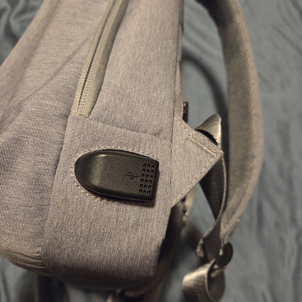 Gray Travel Backpack - image 7
